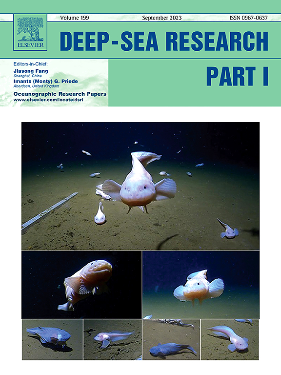 Go to journal home page - Deep Sea Research Part I: Oceanographic Research Papers
